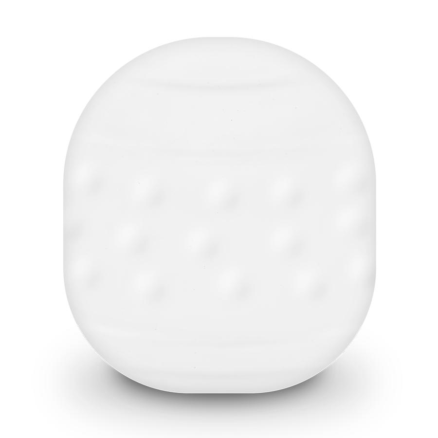 Manufactured with a medical grade elastomer that does not ca... Jamyjob - Egg Masturbator White Version - Red photo-4