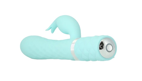 Pillow Talk is a collection that expresses beauty, fun and p... Pillow Talk - Lively Rabbit Vibrator – Teal photo-3