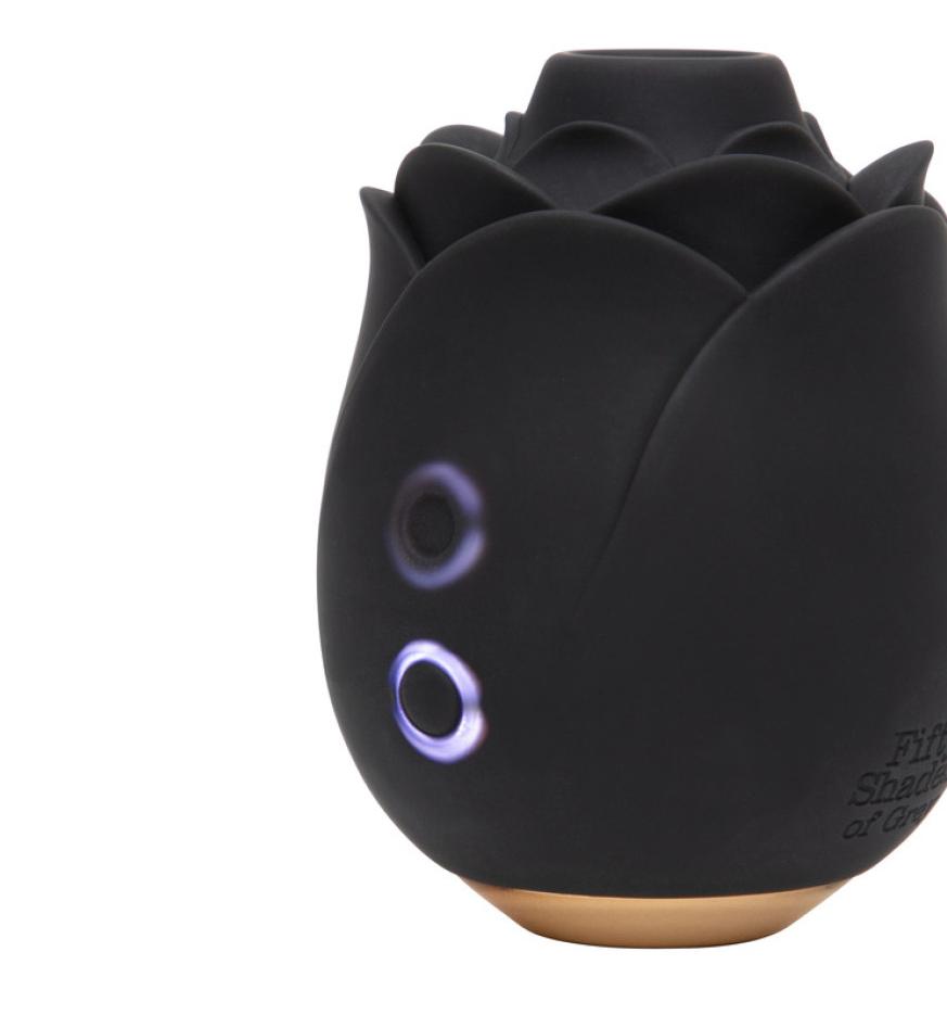 Fifty Shades of Grey Hearts & Flowers is a unique clitoral s... Fifty Shades of Grey - Rose Clitoral Stimulator - Black photo-4