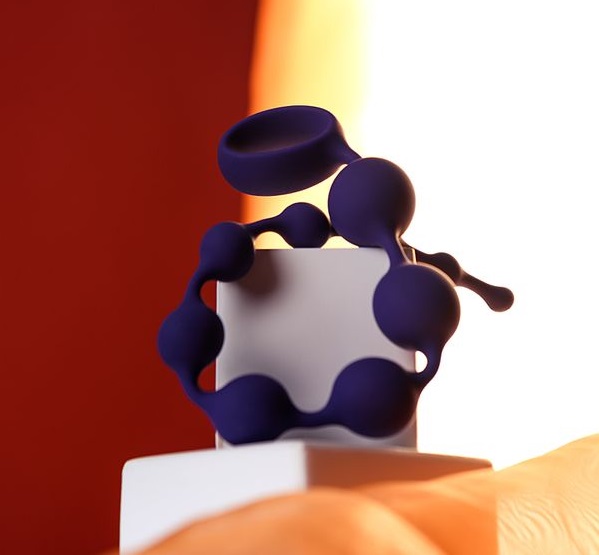 Grape Ten beads increases in diameter gradually. It provides... ToDo - Grape Anal Beads - Purple photo-3