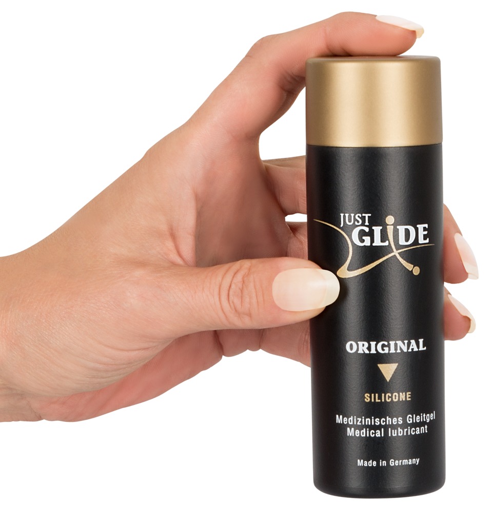 This silicone-based, medical lubricant creates a breathable,... Just Glide - Original Silicone Lube - 100ml photo-2