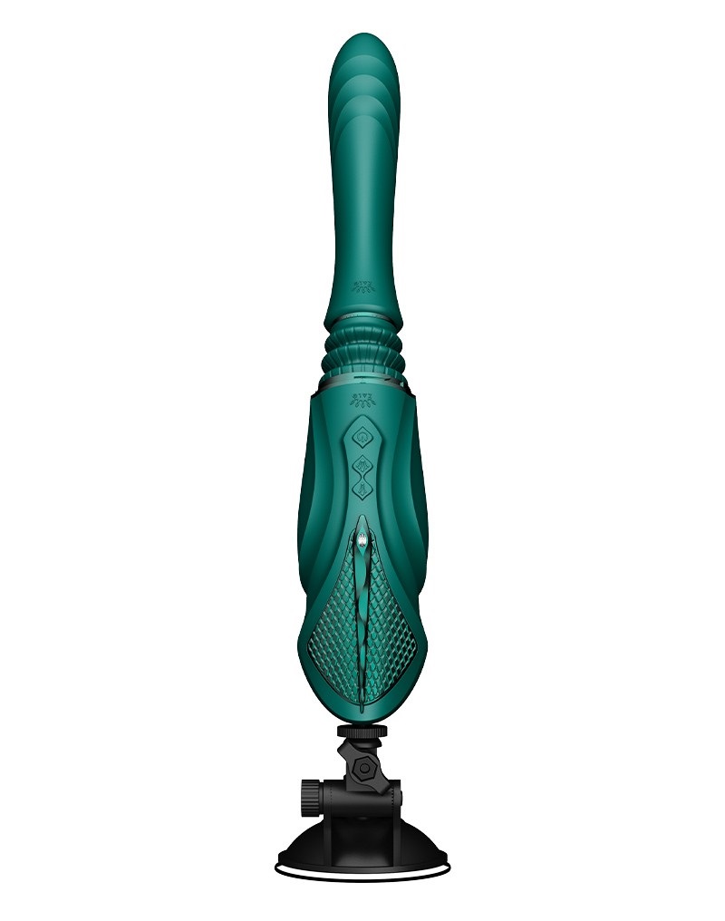 Powered by ZALO's groundbreaking PowerThrust technology,... Zalo - Sesh APP Thrusting Sex Machine - Turquoise Green photo-10