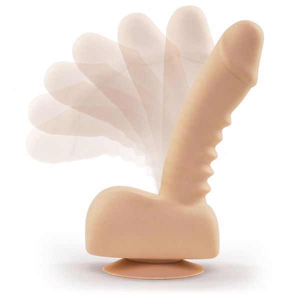 Conjure rock hard erections at the push of a button with UPR... Uprize - AutoErect Vibro Dildo 15cm - Flesh photo-4