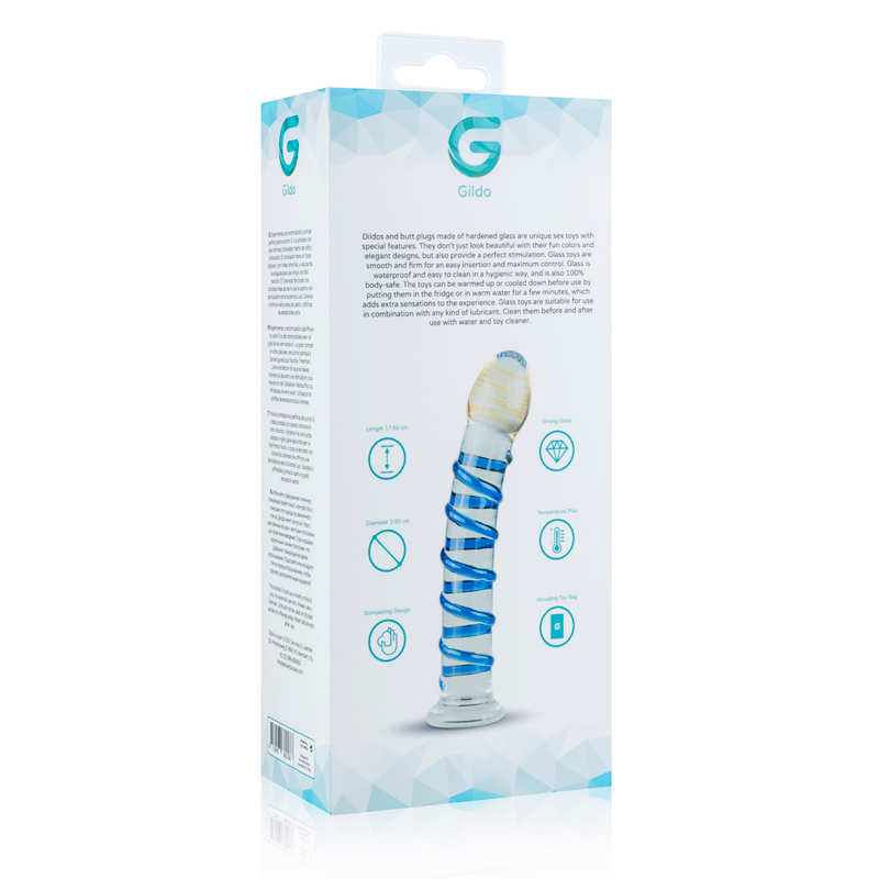 With this glass dildo from the EasyToys collection, you sure... Gildo - Glass Dildo No.1 - Blue photo-6
