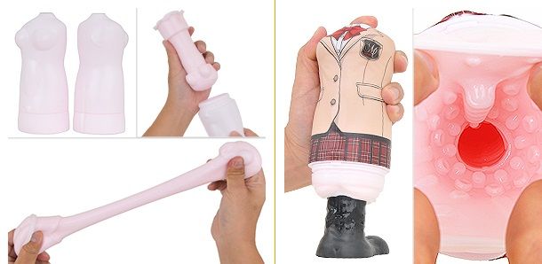 Peel off the wig! Tear up! Increase rise!
Cup Onaho to conq... A-One - School Uniform Nude Sailor Cup Masturbator - Brown photo-3