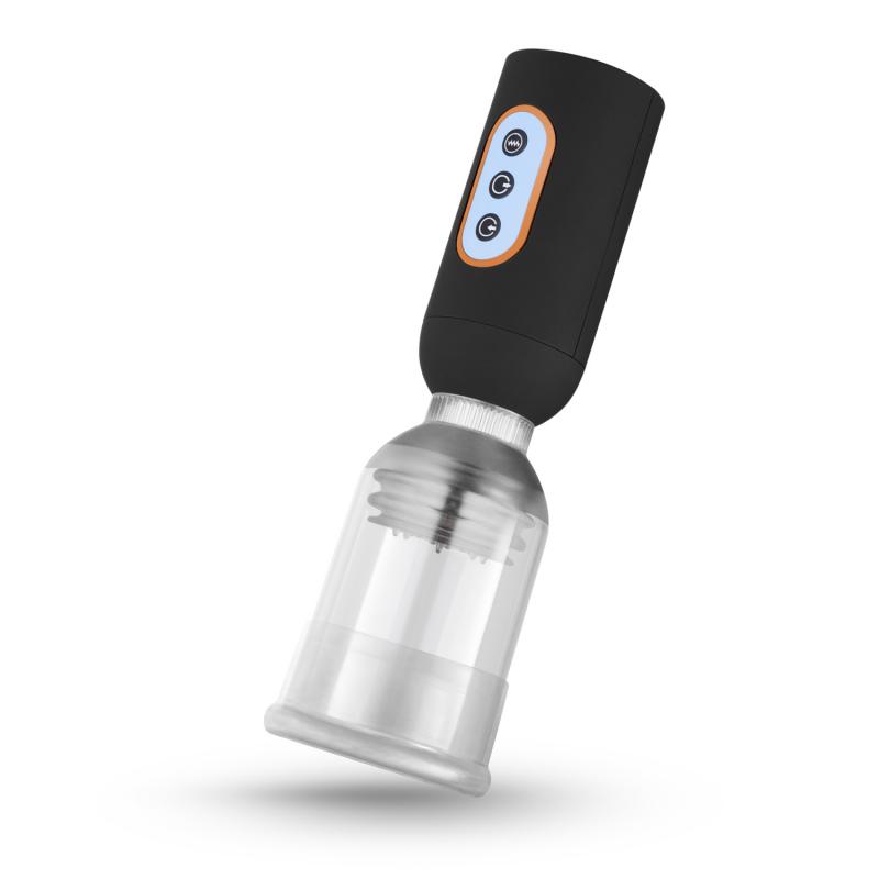 The CRUIZR CS07 is a luxury penis pump with 5 vibrating sett... Cruizr - CS07 Luxury Vibro Penis Pump - Black photo-3