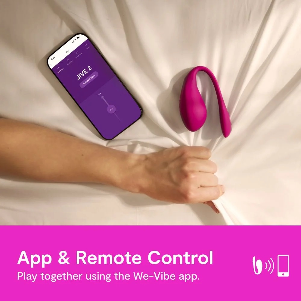 Jive 2 is the ultimate wearable egg vibrator, delivering pow... We-Vibe - Jive 2 - Electric Pink photo-2