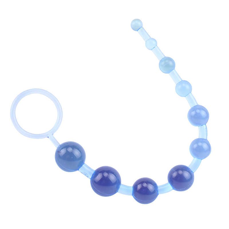 Flexible, Convenient Retrieval Loop, Graduated Beads
Materi... Chisa - Sassy Anal Beads - Blue photo-2