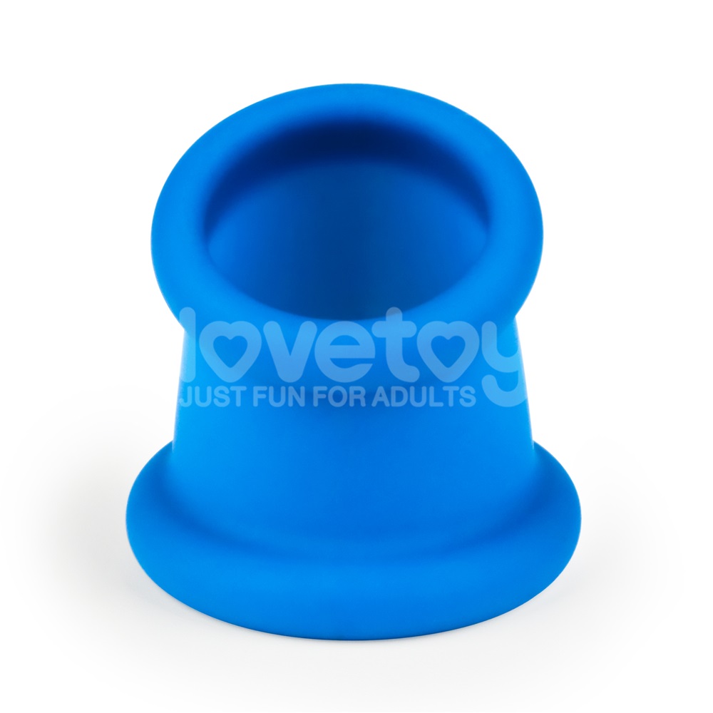 Explore the comfort and pleasure of the Tapered Squeeze Stre... Lovetoy - Pinnacle Pro Tapered Squeeze Stretcher - Blue photo-6