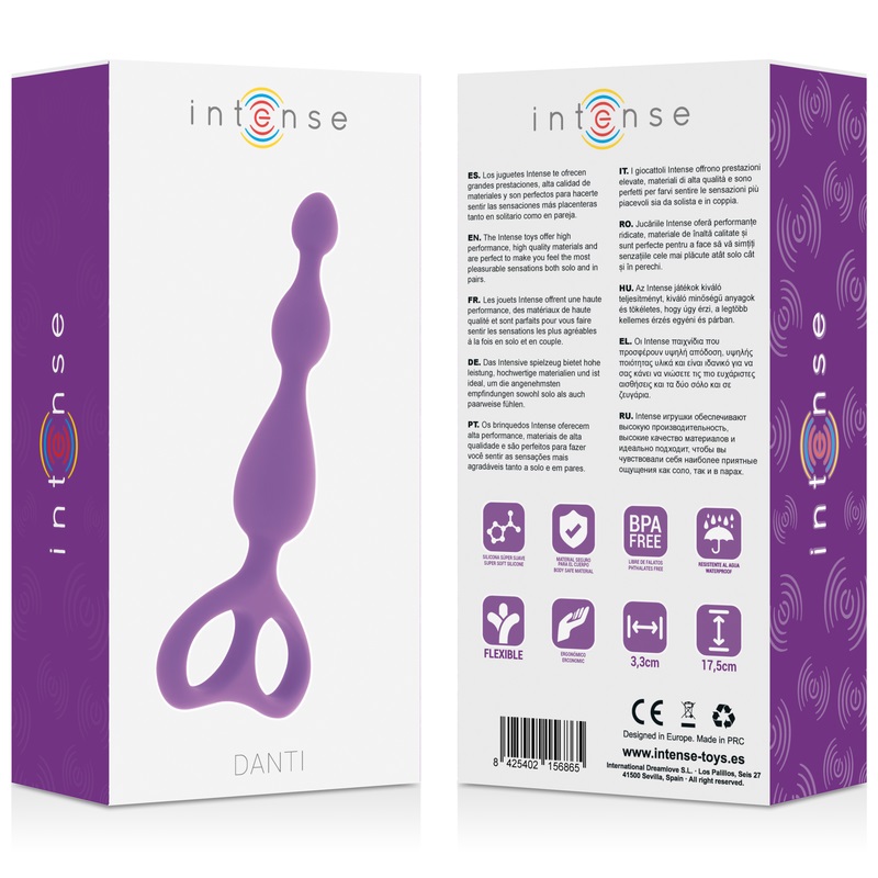 Intensify your pleasure with Intese toys, a classic concept ... Intense - Danti Anal Beads - Lilac photo-6