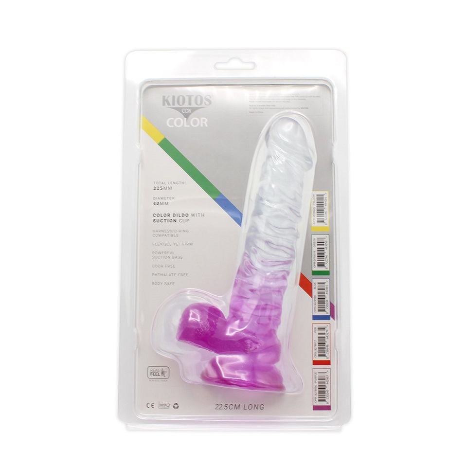 This special transparent dildo has an amazing color mix and ... Kiotos - Wave Dildo 04 - Purple photo-10