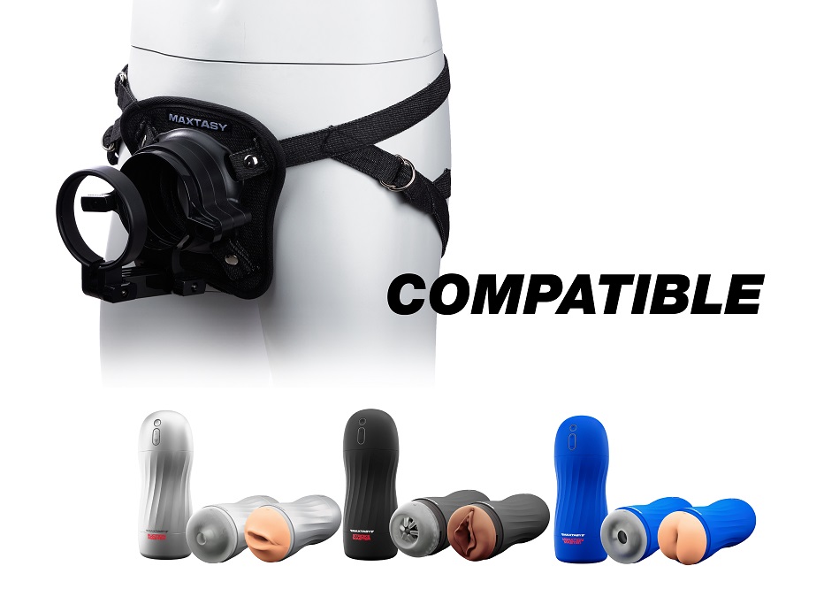 Have you ever experienced a truly hands-free orgasm? Believe... Maxtasy - Strap-On for Masturbator - Black photo-4