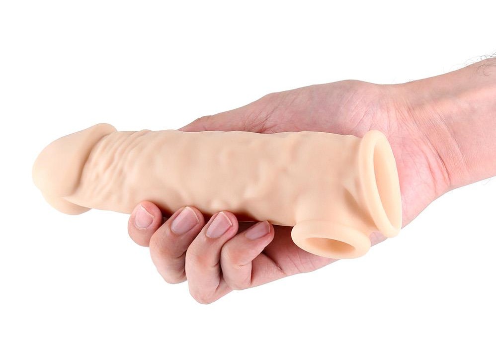 For those who desire a more intense experience, the Renegade... NS Novelties - Annex Thick Cock Sleeve - Flesh photo-4