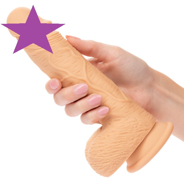 This stud is made for your pleasure! The Dual Density Silico... CEN - 6.25" Dual Density Dildo - Flesh photo-2