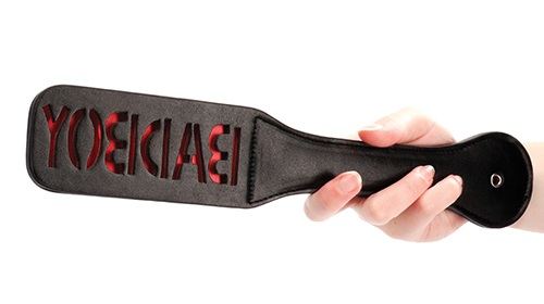 Who's been a bad boy? Leave a lasting impression on you ... Ouch - Bad Boy Paddle - Black photo-3