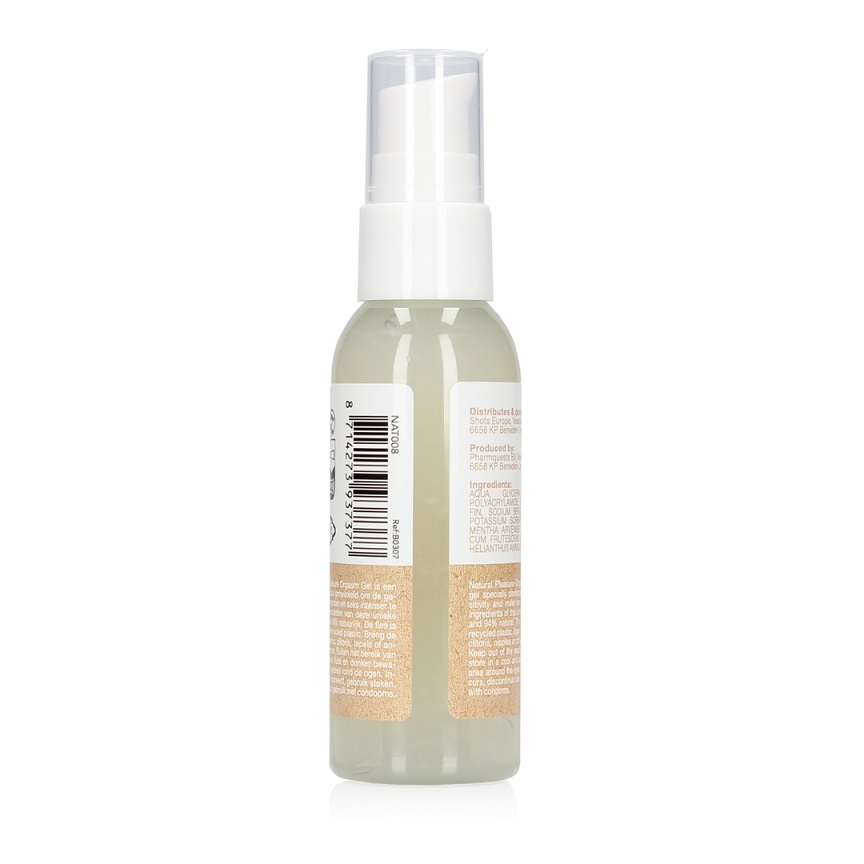 Orgasm Gel is a unisex gel specially developed to increase s... Natural Pleasure - Vegan Orgasm Gel - 50ml photo-3
