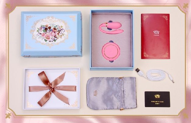Designed with our best wishes for you to be happy as Princes... Zalo - Fanfan APP Couple Massager Set - Rouge Pink photo-21