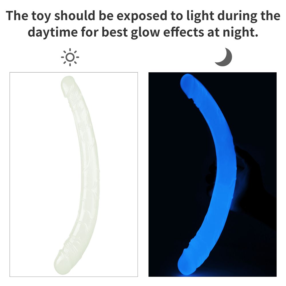 Illuminate your darkest pleasures with Lumino play dildo.
Lu... Lovetoy - 14" Lumino Play Double Dildo - Clear photo-18