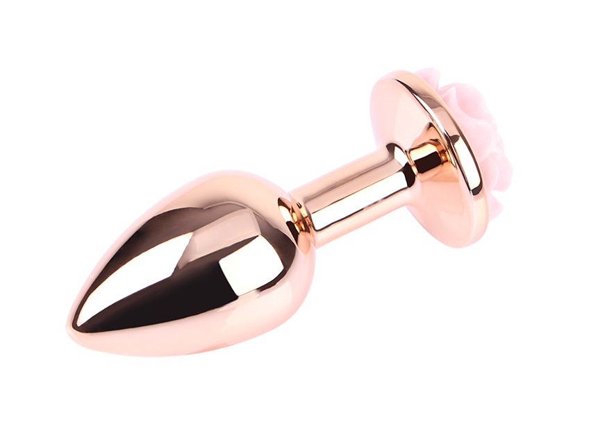 Metal plug for anal play and training
Tapered easy entry tip... Chisa - Spark Rose Metal Plug S - Pink photo-4