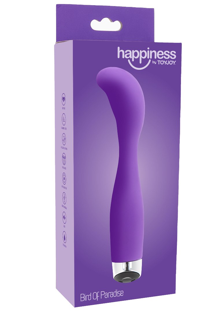 Indulge yourself with the naughty touch of Happiness by TOYJ... ToyJoy - Bird Of Paradise Vibe - Purple photo-4