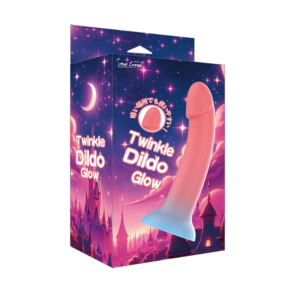 A unique and fancy dildo with a cute body and package has ar... Love Connect - Glow Twinkle Dildo - Pink photo-6
