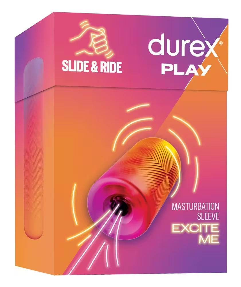 Reusable Slide & Ride masturbator from Durex for an intense ... Durex - Slide & Ride Masturbator - Pink photo-5