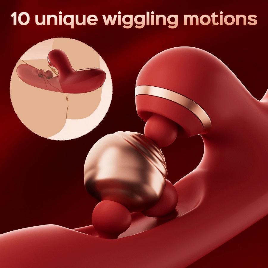 TICKLER stands out thanks to its ingenious twin ball design.... Honey Play Box - Tickler Wiggling G-Spot Vibrator - Black photo-4