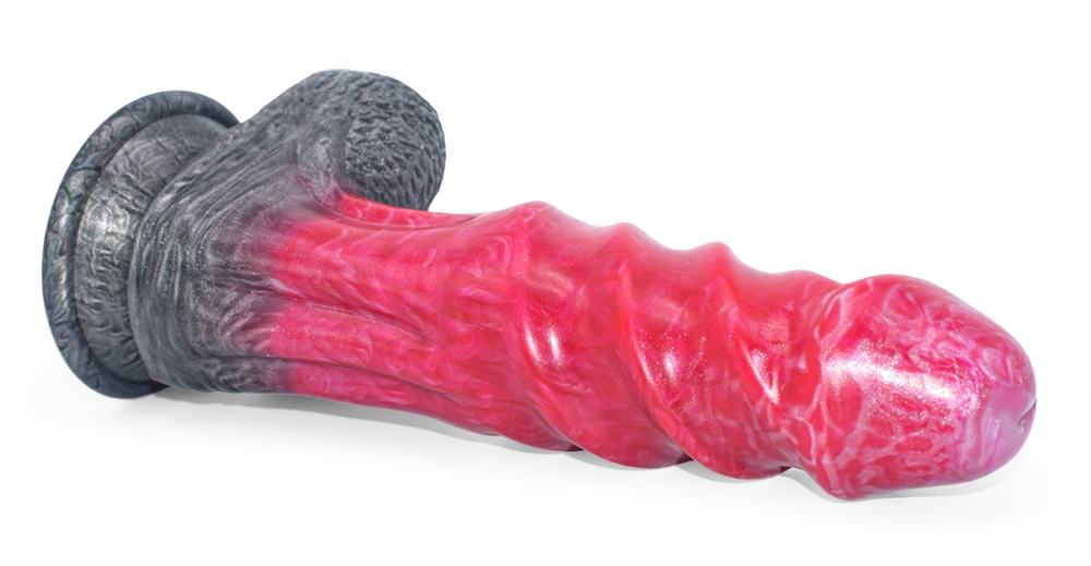 Full and round head deep thread design double friction stimu... FAAK - Spiral Dildo - Aula photo-13