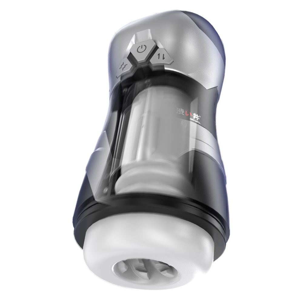 9 Vibrating modes
3 Thrusting modes
Super powerful moto
Soft... Drywell - Dva Thrusting Masturbator - Dark Grey photo-9