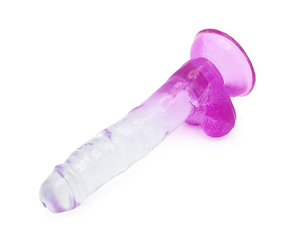 This special transparent dildo has an amazing color mix and ... Kiotos - Slick Realistic Dildo 05 - Purple photo-7