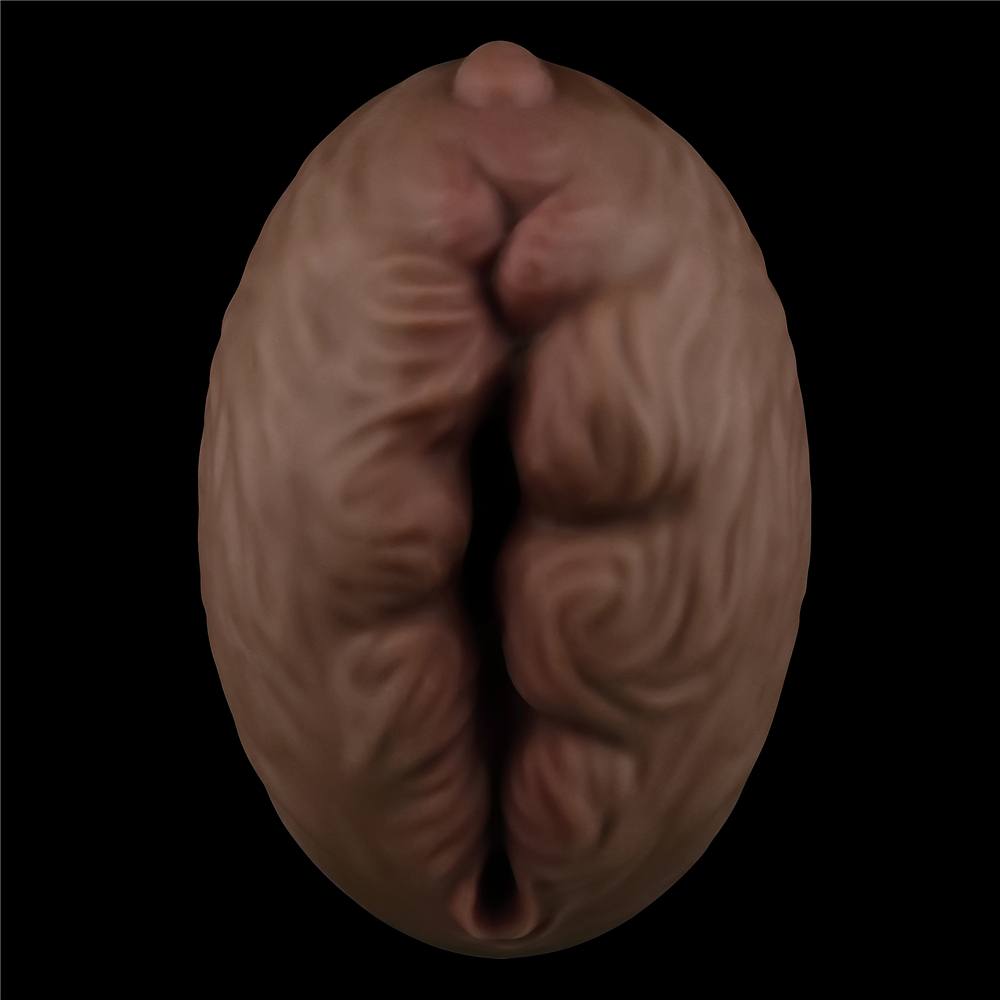 Highly detailed and expertly hand crafted, this realistic al... Lovetoy - Alien's Pie Masturbator #3 - Brown photo-3