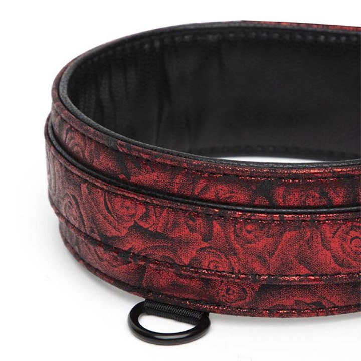 In celebration of a decade of erotic discovery and fulfillme... Fifty Shades of Grey - Sweet Anticipation Collar w Leash - Red photo-3