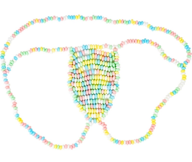 A rainbow candy colored men's thong, a visual, gustatory... Spencer&Fleetwood - Rainbow Candy Jockstrap photo-2