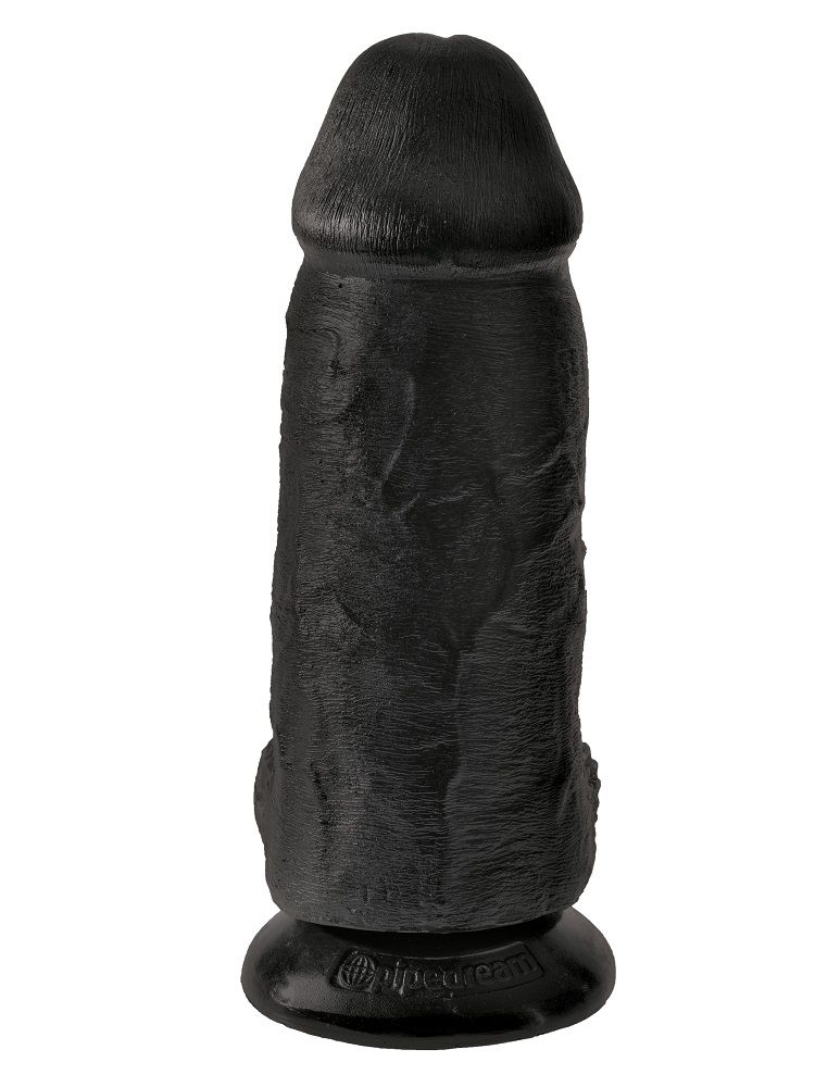 Do you want your first dildo to look and feel just like the ... King Cock - Chubby - Black photo-4