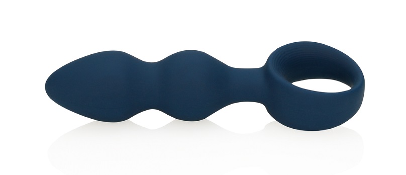 This Teardrop Shaped Anal Plug - Medium is easy to insert an... Loveline - Teardrop Plug M - Baltic Blue photo-5