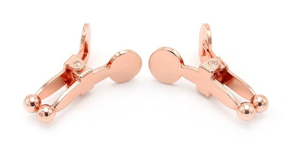 Introducing our Nipple Clamps with Ball Tips in Rose Gold – ... Kiotos - Ball Tip Nipple Clamps - Rose Gold photo-8