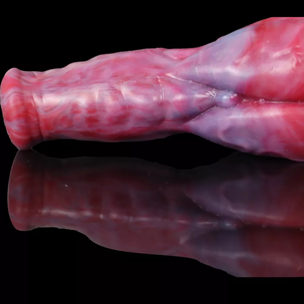 Double-headed dog-like penis, focusing on the strong muscula... FAAK - Dog Double Dildo - Magic Dragon photo-8
