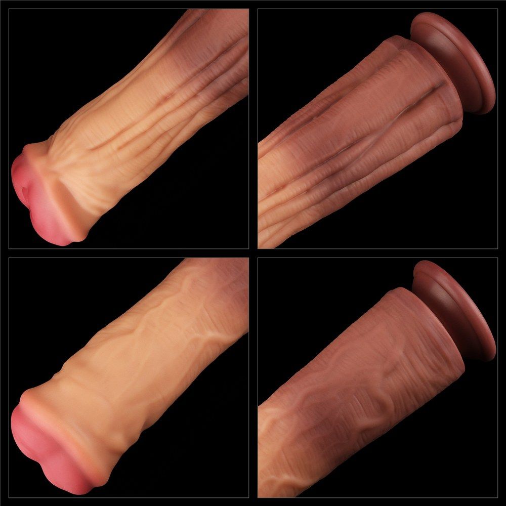 Built to deliver the most lifelike satisfaction, Love Toy Ki... Lovetoy - 12'' Dual Layered King Sized Cock photo-14