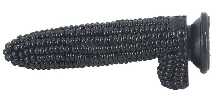 FAAK - 玉米形状假阳具 - 黑色 照片-13