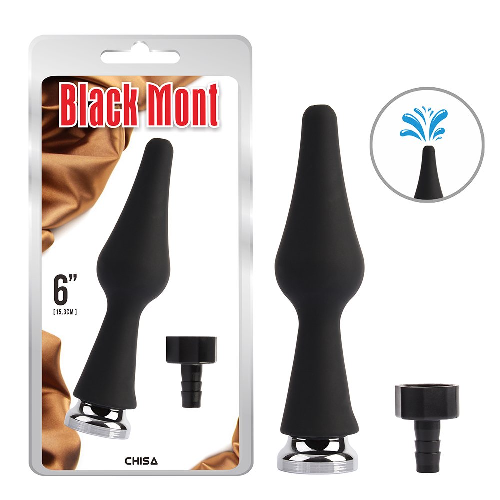 Anal Douche, Smooth, 1 Threaded Adapter, Phthalate Free.
Ma... Chisa - CleanStream Enema Attachment - Black photo-7