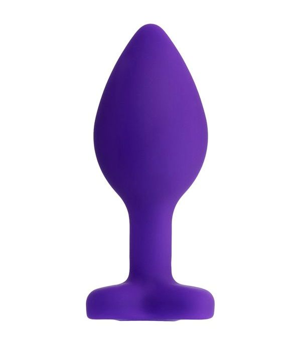 Romantic toy with a heart is a true declaration of love! A m... ToDo - Diamond Heart Anal Plug S - Purple photo-3