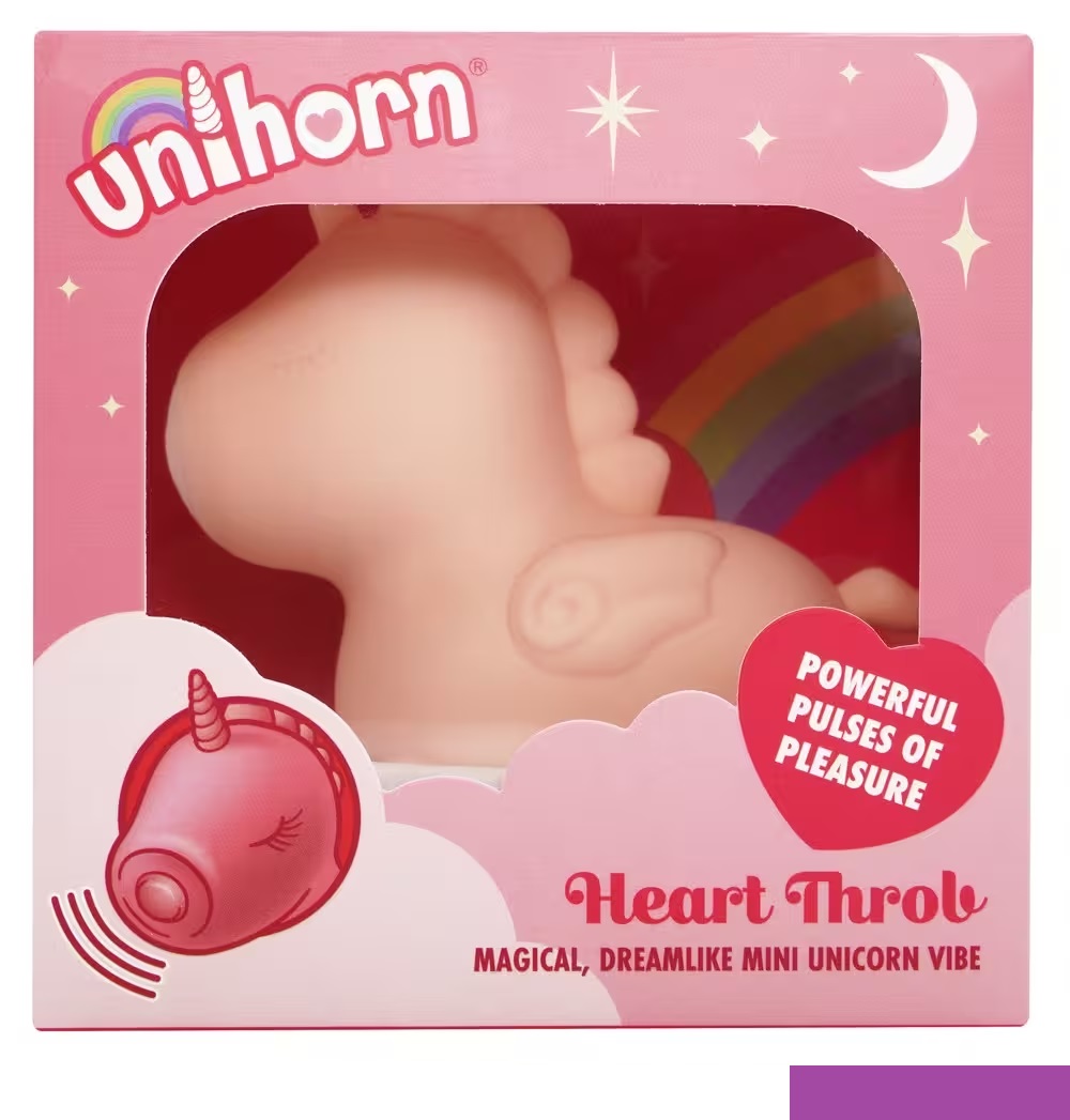 Create real magic with this discreet mini unicorn vibrator. ... Unihorn - Heart Throb Clitoral Vibe - Light Pink photo-7
