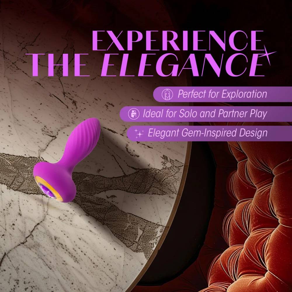 Channel your most passionate desires with the Oh My Gem Char... Oh My Gem - Charm Vibro Plug - Amethyst photo-6