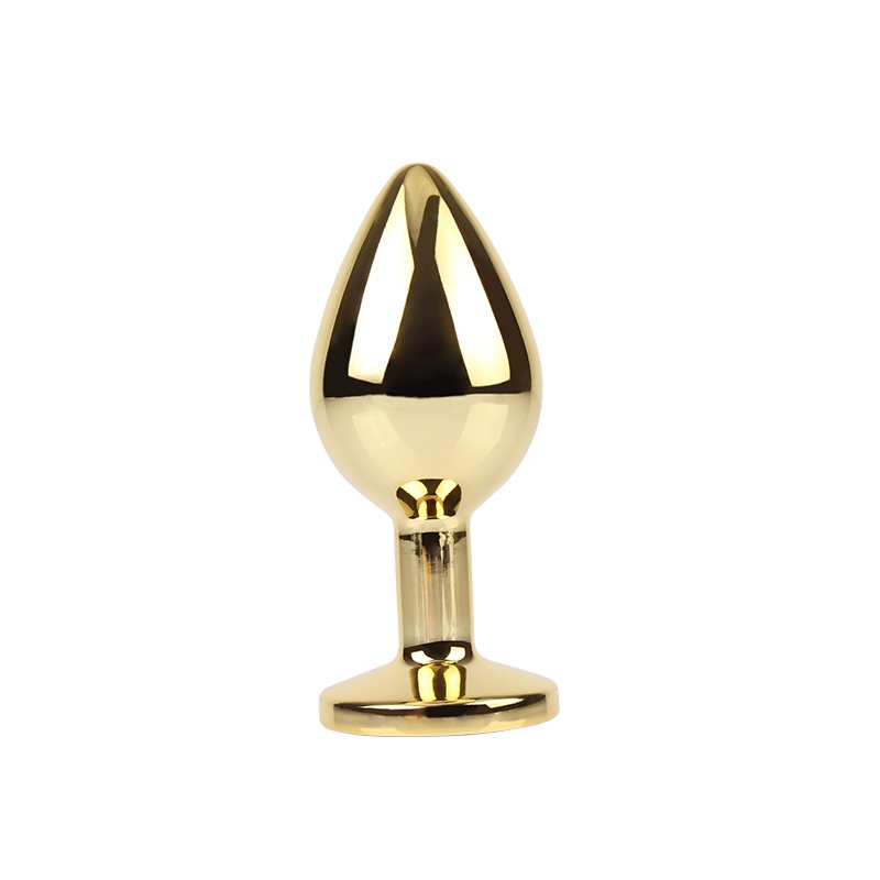 Metal plug for anal play and training
Tapered easy entry tip... Chisa - Gem Metal Plug M - Pink photo-2