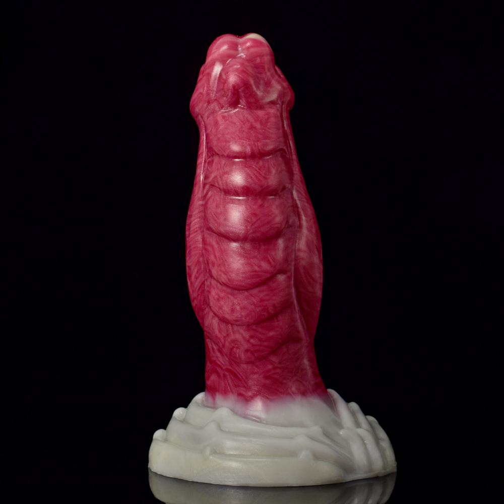 Realistic glans, extra thick dildo / butt plug. Soft and com... FAAK - Thick Glans Dildo - Hellfire photo-13