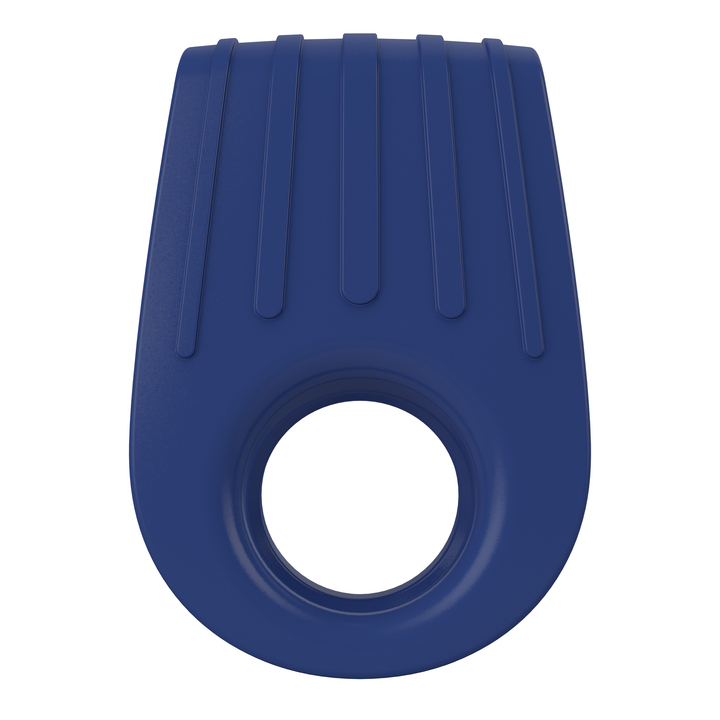 ovo B12 is made of 100% body safe silicone, with soft an... Ovo - B12 Vibro Ring - Blue photo-3