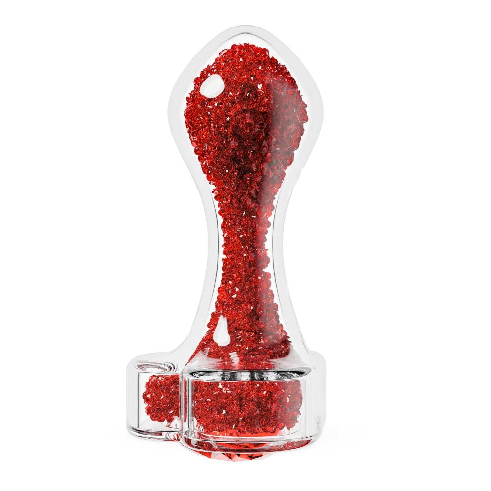 Radiate beauty with Oh My Gem Lustre, a luxurious anal plug ... Oh My Gem - Lustre Butt Plug - Red photo-11