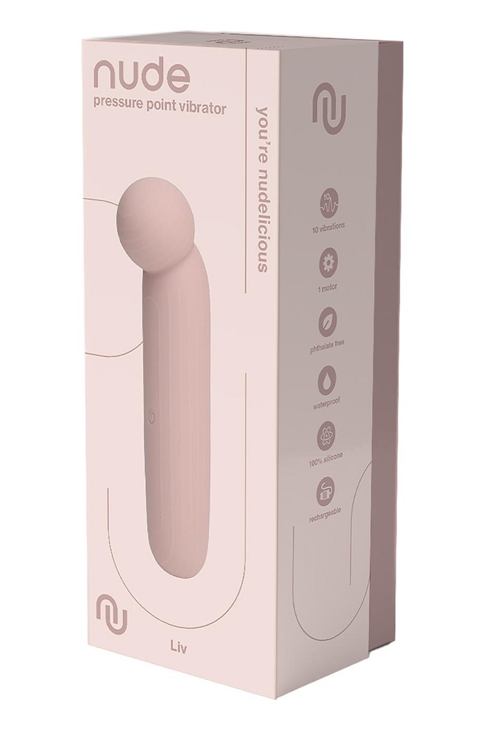 Sophisticated Liv can bring users to a world of delight. The... Dreamtoys - Nude Liv Travel Vibrator - Pink photo-5