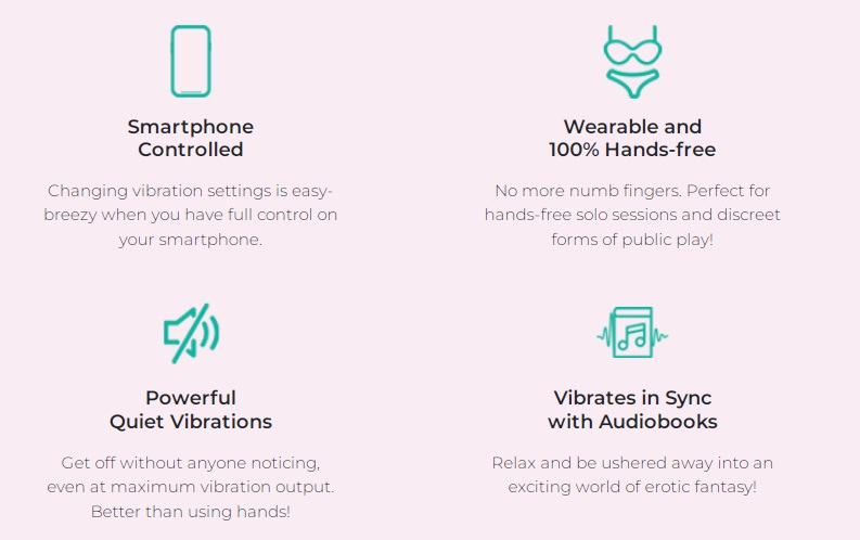 Remote control vibrator via Internet & Bluetooth
Long Dista... Vibease - iPhone & Android Vibrator Version - Pink photo-6
