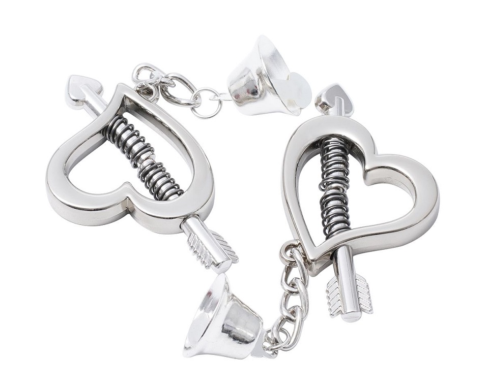 Introducing Heart Shaped Spring Nipple Clamps, a charming ad... Kiotos - Heart Nipple Clamps photo-2